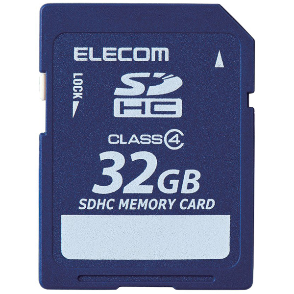 エレコム MF-FSD032GC4R [SDHCカード/データ復旧サービス付/Class4/32GB]
