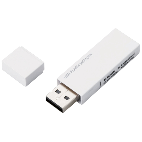 エレコム MF-MSU2B32GWH [USBメモリー/USB2.0対応/32GB/ホワイト]