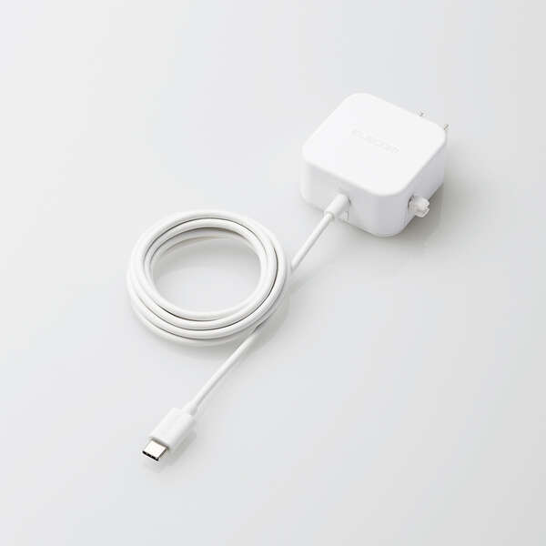 エレコム MPA-ACC20WH [AC充電器/USB-C/ケーブル一体型/1.5m/ホワイト]