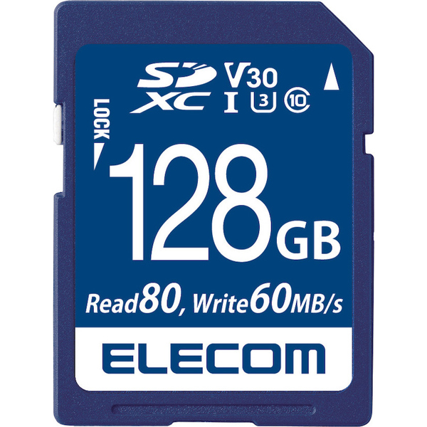 エレコム MF-FS128GU13V3R [SDXCカード/データ復旧サービス付/128GB]