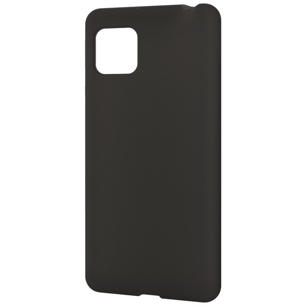 エレコム PM-S205SCBK [AQUOS sense4/AQUOS sense5G/シリコンケース/ブラック]