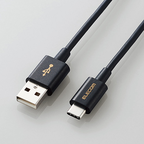 エレコム MPA-ACYS12NBK [USBケーブル/USB(A-C)/認証品/耐久/1.2m/ブラック]