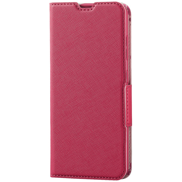 エレコム PM-G204PLFUJPND [Galaxy A21/レザーケース/手帳型/ディープピンク]