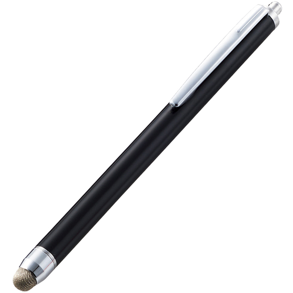 エレコム P-TPS03BK [スマホ・タブレット用タッチペン/導電繊維タイプ/ブラック]