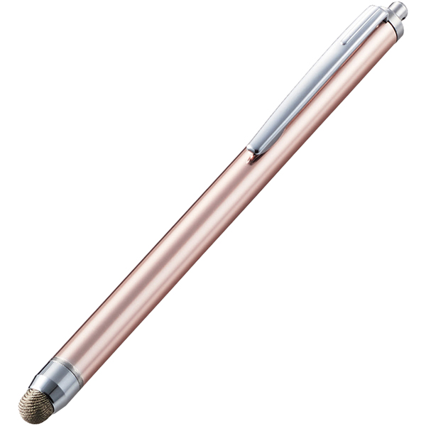 P-TPS03PN [スマホ・タブレット用タッチペン/導電繊維タイプ/ピンク]
