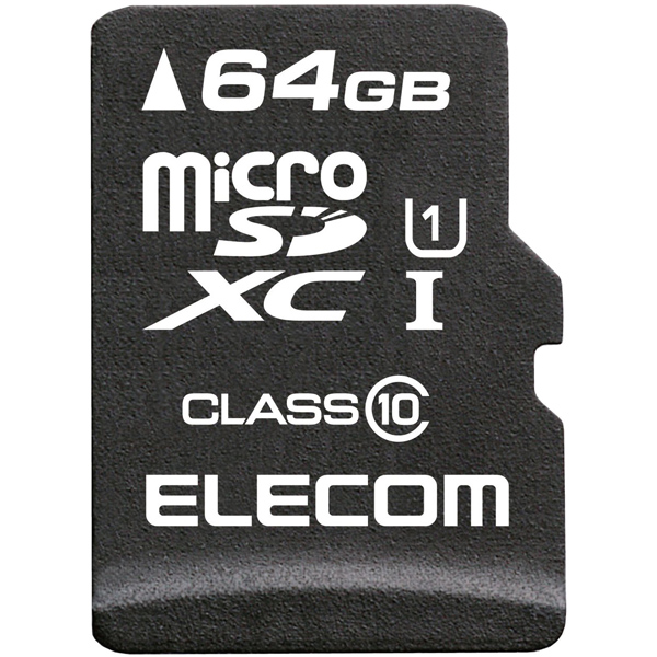 エレコム MF-MSD064GC10R [microSDXCカード/データ復旧サービス付/64GB]