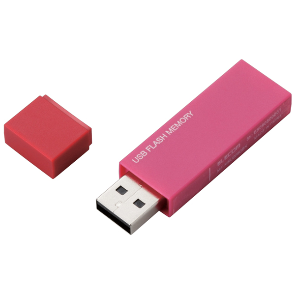エレコム MF-MSU2B16GPN [USBメモリー/USB2.0対応/16GB/ピンク]