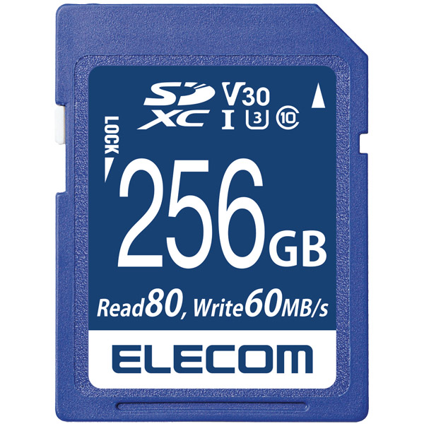 エレコム MF-FS256GU13V3R [SDXCカード/データ復旧サービス付/256GB]