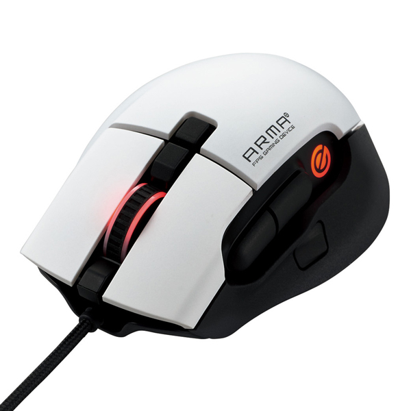e-TREND｜エレコム M-ARMA50WH [ゲーミングマウス/ARMA/光学式/8ボタン/有線/ホワイト]
