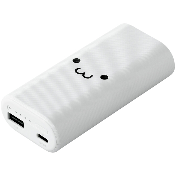 DE-C18L-10000WF [モバイルバッテリー/PD/18W/Type-C/10000mAh/Wフェイス]