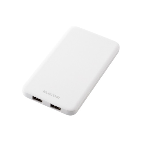 DE-M09-5000WH [モバイルバッテリー/リチウムイオン/5000mAh/2.1A/ホワイト]