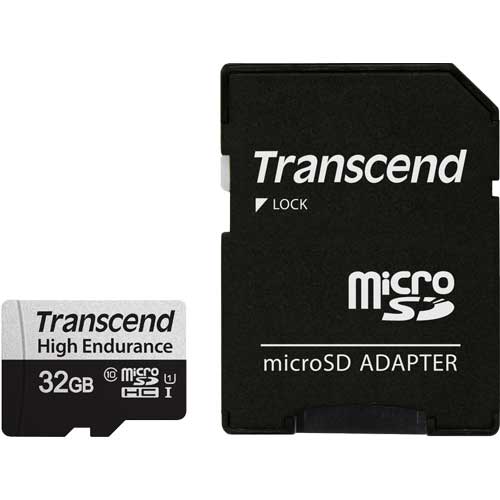 トランセンド TS32GUSD350V [32GB 高耐久microSDHCカード 350V Class 10、UHS-I U1、3D NANDフラッシュ]