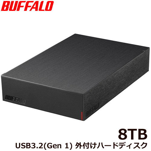 BUFFALO HD-LE1U3-BB BLACK  外付けハードディスク