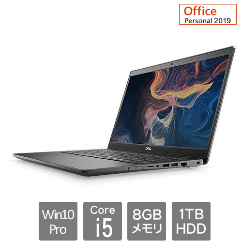 Dell NBLA088-B31P91 [Latitude 3510(Core i5 8GB HDD1TB 15.6HD Win10Pro64 Personal2019 1Y)]