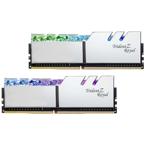 F4-4400C19D-64GTRS [Trident Z Royal 64GB (32GBx2) DDR4 4400Mhz (PC4-35200) CL19-26-26-46 1.50V Slv]
