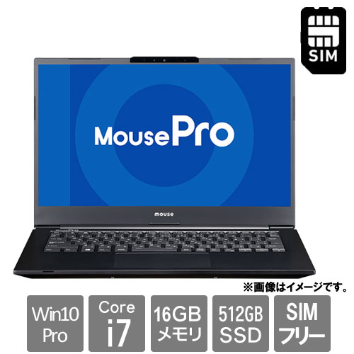 MCJ 2103MPro-NB420ZLG-BPQD [14型 LTE モバイルノート MousePro-NB420Z(i7 16GB SSD512GB 14.0FHD Win10Pro)]