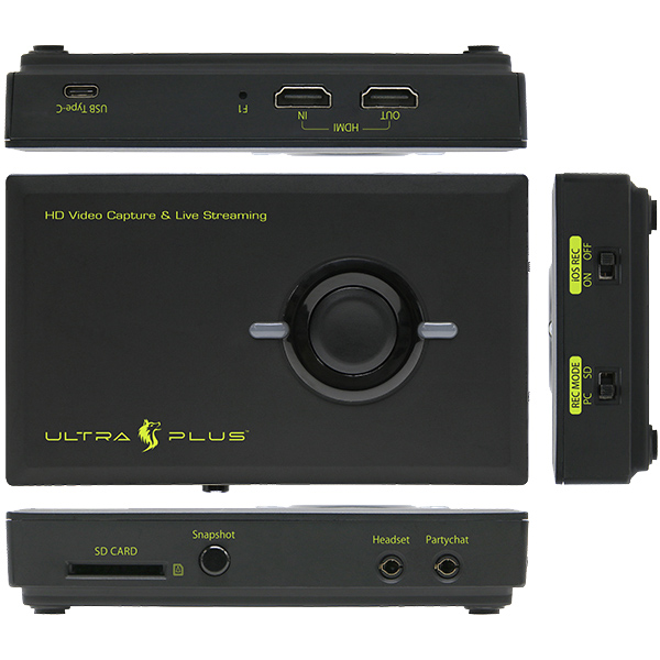 プリンストン ULTRA PLUS PCレスHDMIパススルー対応ビデオキャプチャー