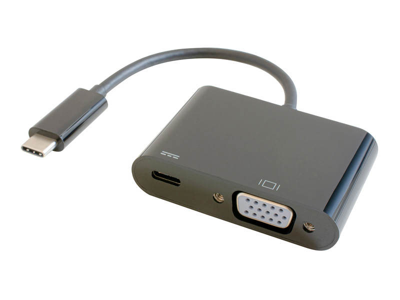 GP-C GP-CV15H/B [USB Type-C VGA変換アダプター ブラック]