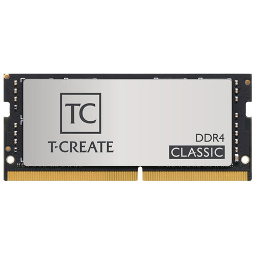 Team TTCCD432G3200HC22-S01 [T-CREATE CLASSIC 32GB DDR4 3200MHz (PC4-25600) SO-DIMM CL22-22-22-52 1.20V]