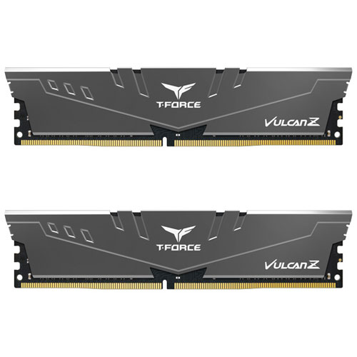 Team TLZGD464G3200HC16CDC01 [T-FORCE VULCAN Z 64GB (32GBx2) DDR4 3200MHz CL16-18-18-38 1.35V Gray]