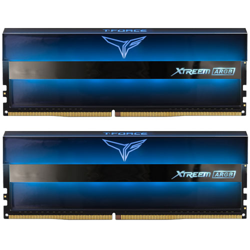 Team TF10D416G4000HC18JDC01 [T-FORCE XTREEM ARGB 16GB (8GBx2) DDR4 4000MHz CL18-22-22-42 1.35V Black]