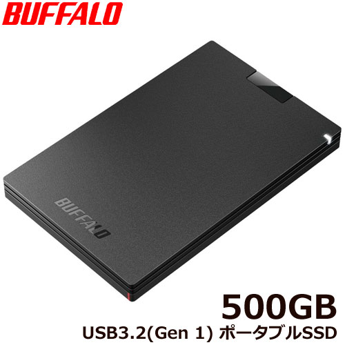 バッファロー SSD-PG500U3-BC/D