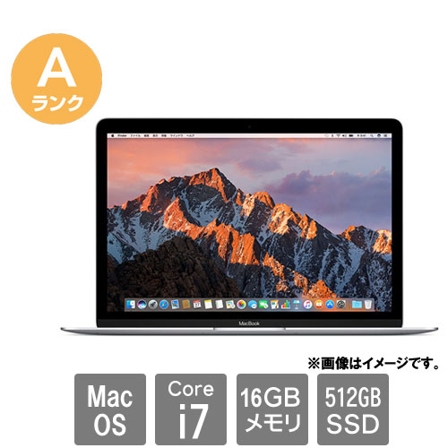 12 インチMacBook 2017 Corei7 16GB 512G SSD