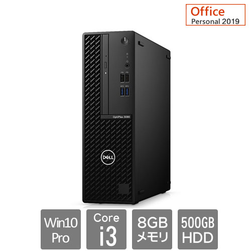 Dell DTOP083-A22P91 [OptiPlex3080SFF(Core i3-10105 8GB HDD500GB Win10Pro64 DVD±RW Personal2019 1Y)]