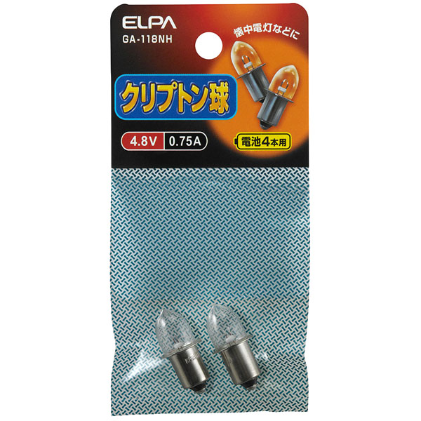 ELPA GA-118NH [クリプトン球 4.8V 0.75A]