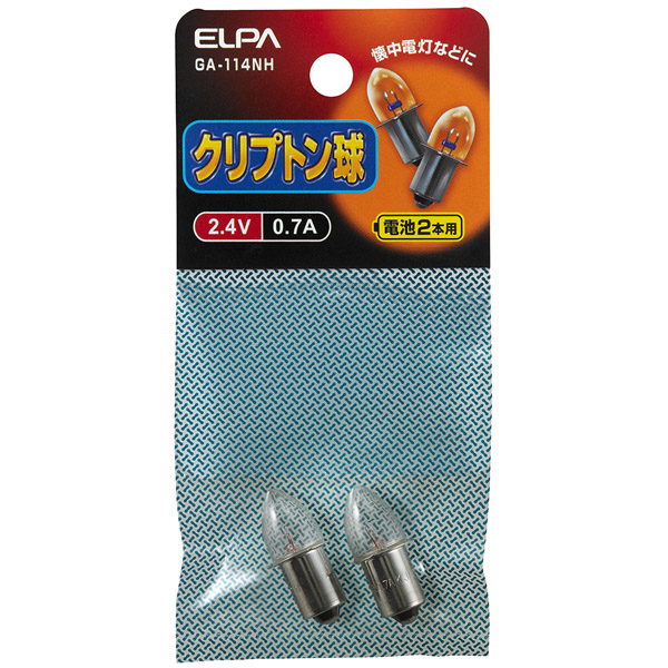 ELPA GA-114NH [クリプトン球 2.4V 0.7A]