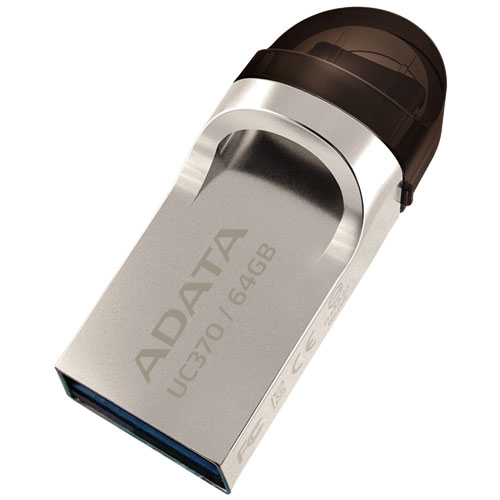 ADATA UC370 AUC370-32G-RGD [USBメモリ 32GB Type-C&A メタル]