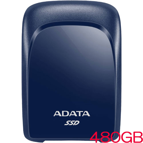 ADATA SC680 ASC680-480GU32G2-CBL [外付SSD 480GB ポータブル USB3.2 Gen2 ブルー]