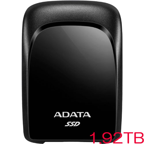 ADATA SC680 ASC680-1T92U32G2-CBK [外付SSD 1.92TB ポータブル USB3.2 Gen2 ブラック]
