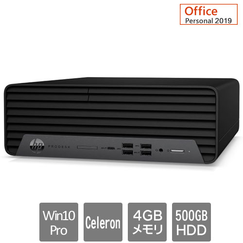 HP 4K1P0PA#ABJ [600G6SFF (Celeron G5905 4GB HDD500GB Win10Pro64 SM Personal2019)]