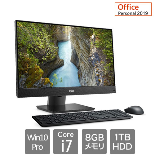 Dell DTOP092-101P93 [OptiPlex5490AIO(Core i7-10700T 8GB HDD1TB 23.8FHD Win10Pro64 Personal2019 3Y)]