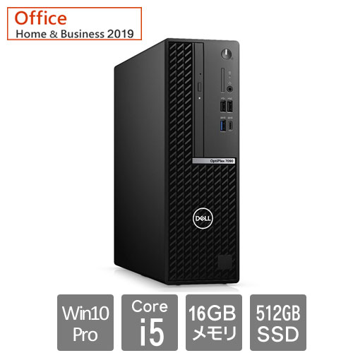 DTOP091-101H93 [OptiPlex7090SFF(Core i5-10505 16GB SSD512GB Win10Pro64 H&B2019 3Y)]