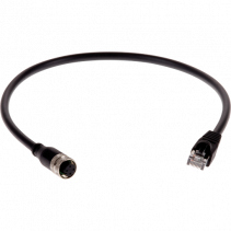 アクシス 01793-001 [M12(F)-RJ45(M) CABLE 0.5M (1.6FT)]