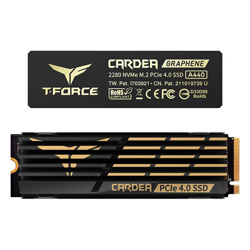 Team TM8FPZ002T0C327 [2TB CARDEA A440 Gaming SSD M.2 (2280) PCIe 4.0 x4 NVMe 1.4 TLC 1400TBW 5年保証]