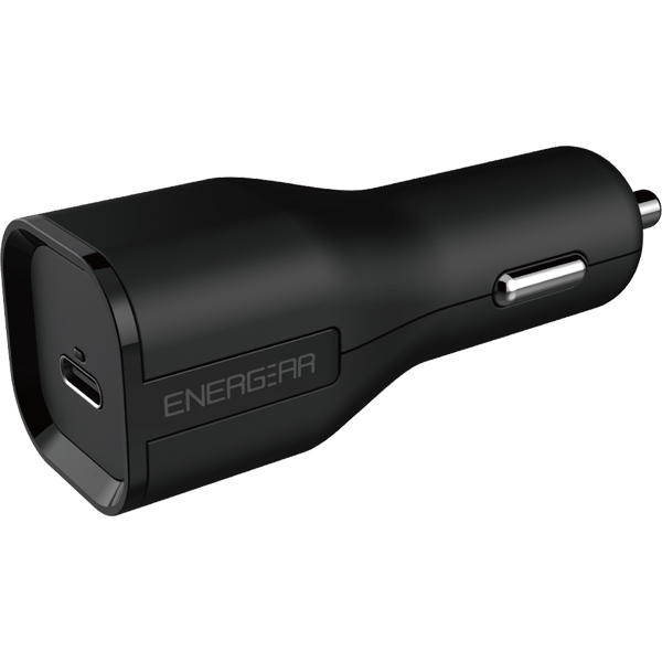 GOPPA Energear E10270A1CBLK [27W USB Type-C カーチャージャー 90cm ブラック]