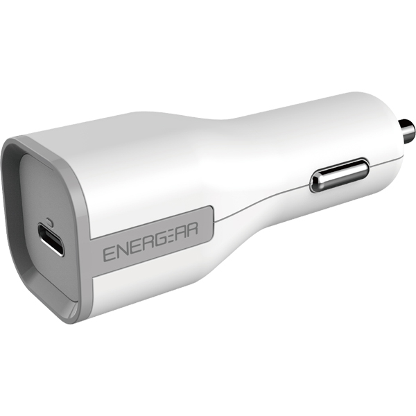 GOPPA Energear E10270A1CWHT [27W USB Type-C カーチャージャー 90cm ホワイト]