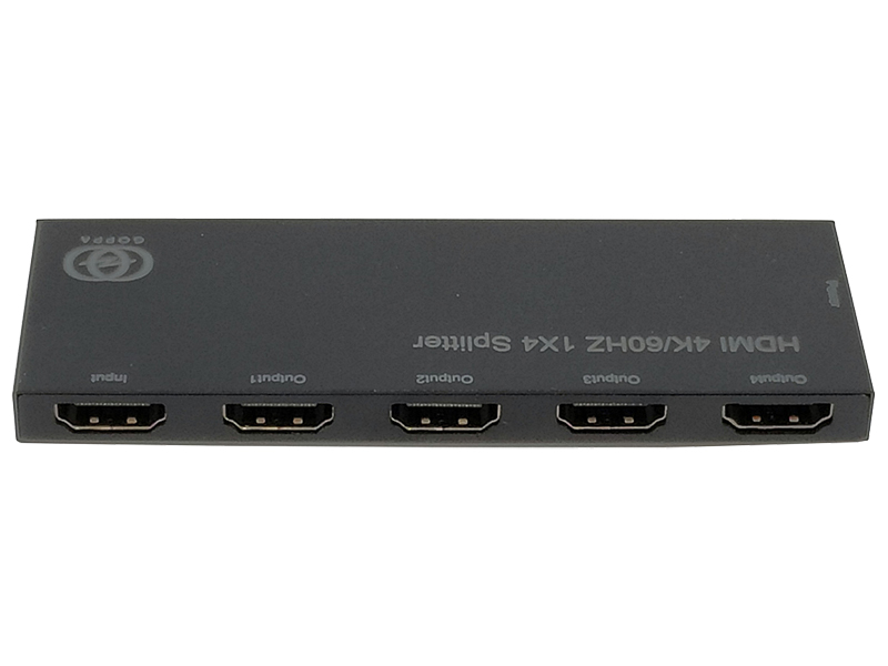 GOPPA GP-HDSPH460 GP-HDSP14H460 [4K/60Hz対応HDMI分配器(1入力:4出力)]