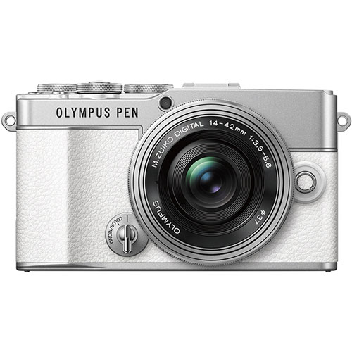 OM SYSTEM OLYMPUS PEN E-P7 14-42mmEZ LK WHT [ミラーレス一眼 E-P7 14-42mm EZキット (ホワイト)]