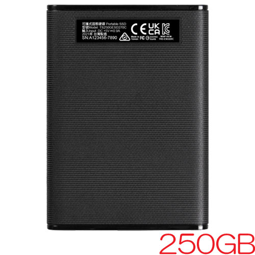 トランセンド TS250GESD270C [250GB ポータブルSSD ESD270C USB 3.1 Type-A/Type-Cケーブル付属]