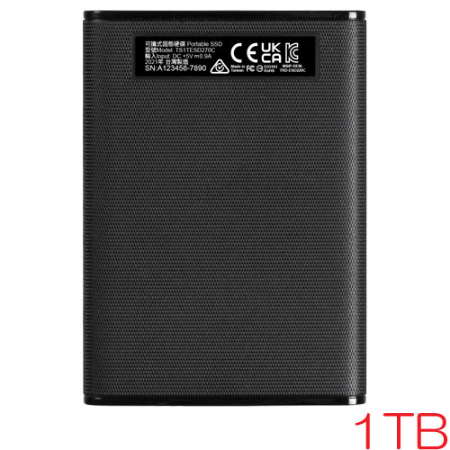 トランセンド TS1TESD270C [1TB ポータブルSSD ESD270C USB 3.1 Type-A/Type-Cケーブル付属]