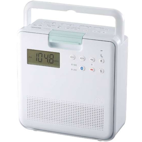 東芝 TY-CB100(W) [SD/CDラジオ(防水仕様)(Bluetooth対応)(ホワイト)]