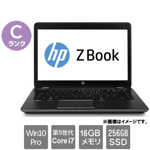 HP ★中古パソコン・Cランク★ZBook14G2 [HP ZBook14 G2 Mobile Workstation(i7 16GB SSD256GB 14.0FHD W10P)]