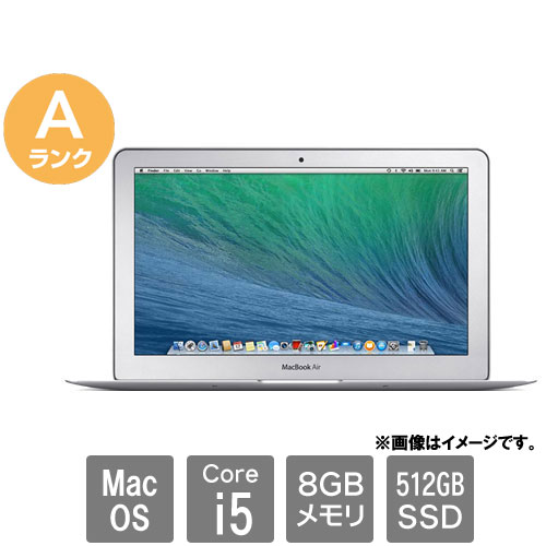 Apple ★中古パソコン・Aランク★C02LW1CUF5YW [MacBook Air 6.1(Core i5 8GB SSD512GB 11.6 MacOS11.3.1)]