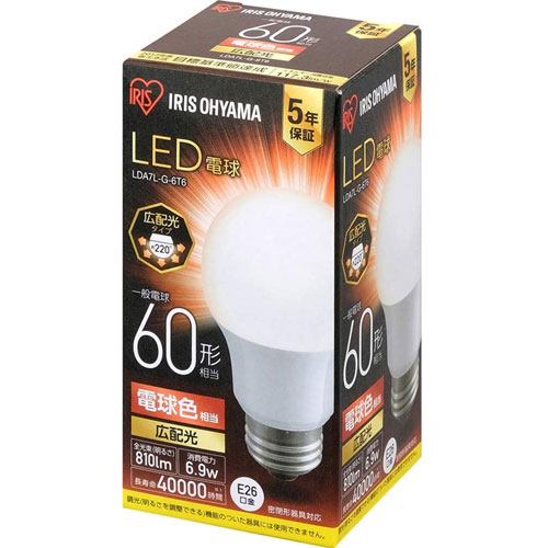 LDA7L-G-6T6 [LED電球 E26 広配光 60形 電球色]