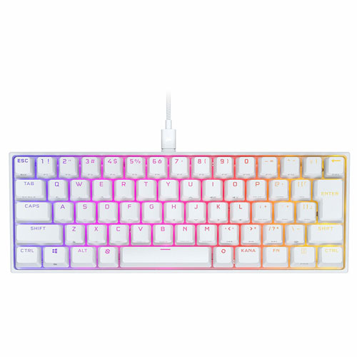 コルセア CH-9194114-JP [60％メカニカルゲーミングキーボード K65 RGB MINI White 日本語 CHERRY MX SPEED]