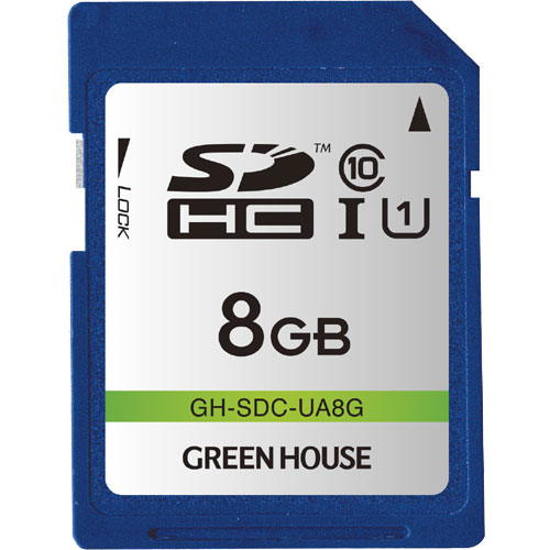 GH-SDC-UA8G [SDHCメモリーカード UHS-I クラス10 8GB]